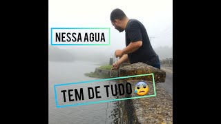 Pesca magnética, no fundo dessa represa tem de tudo!