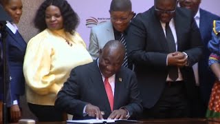 President Cyril Ramaphosa signs BELA Bill as DA backtracks on GNU Exit threats