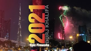 2021 new year fireworks in Dubai | Burj khalifa epic fireworks