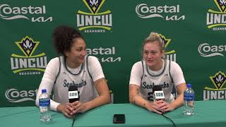 UNCW WBB Alexandra Zelaya & Evan Miller | Postgame vs The Apprentice School, 11-16-24