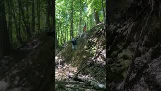 Close call!! #dirtbike #freeride #hillclimb #tennessee #hillkillers