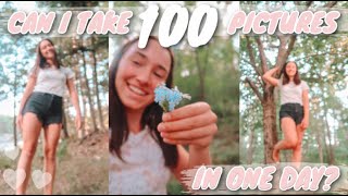 taking 100 PICTURES in ONE day!