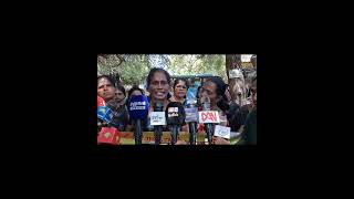 Families of the disappeared speak at the protest in Mullathivu