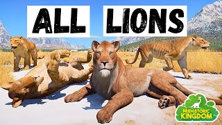 ALL Cave Lion Skins | Prehistoric Kingdom