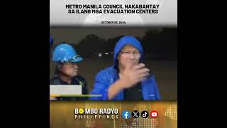 Metro Manila Council nakabantay sa ilang mga evacuation centers | Bombo Radyo