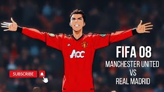 FIFA 08 Manchester United vs Real Madrid PS2/PCSX2 gameplay | Rishy