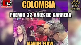 MANUEL FLOW PRIMER VIAJE A COLOMBIA 32 AÑOS DE CARRERA PREMIADOS GRACIASS TIFANY