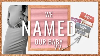 BABY GIRLS NAME REVEAL 2020 | OUR RAINBOW BABY #1