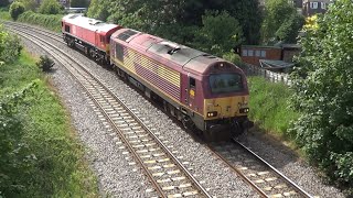 67016 and 66078 Black Bridge Timperley 1st June 2021