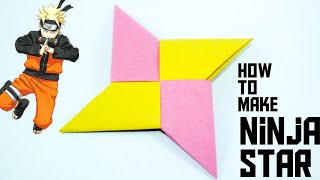 How to make origami ninja star