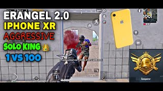 PUBG MOBILE ERANGEL 2.0 IPHONE XR BEST MOMENTS ACE TIER AGGRESSIVE RUSHER ROAD TO 1k SUBSCRIBERS ❤️