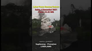 VIRAL... Lahar Panas Gunung Semeru. #sorts #sopir #travel #bencanaalam #laharpanas  #gunung #semeru