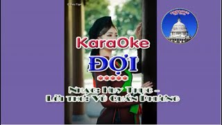 Karaoke ĐỢI - Nhạc: Huy Thục - Thơ: Vũ Quần Phương