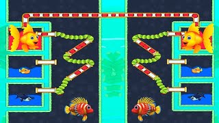 Rescue The Fish Game Pull Pin Puzzle | Fishgame Android Games Play |