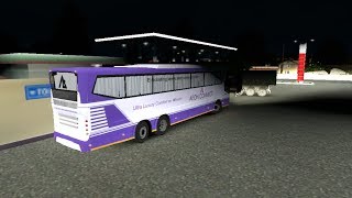 Aeon connect scania metrolink from night to morning non stop run