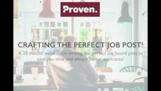 How to Create the Perfect Job Post (A Proven Webinar)