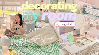 Decorating My Room… Again | DIY room decor finds, new keyboard, pastel bedding | Mini Room Makeover