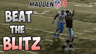 Best way to beat the blitz in Madden 19 | Madden 19 Tips and Tricks