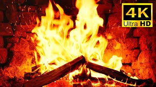 🔥BEST Relaxing Christmas Fireplace & Crackling Fire Sounds 3 Hours 🔥 Fireplace Screensaver 4K on TV