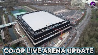 CAN'T WAIT! BEST UK ARENA! Co-op Live Arena Construction Update! Exterior, Outside, Roof Panel