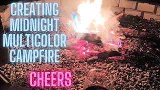 DIY| CREATING MY MIDNIGHT MULTICOLOR CAMPIRE | START TO FINISH | RELAXING | CHEERS