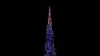 Burj Khalifa light show