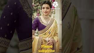 Kajal agarwal Saree Designs Video Shorts ||