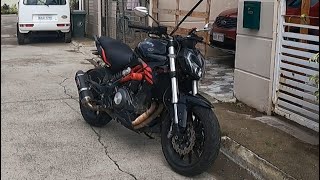 Benelli302s sound check and short test ride.