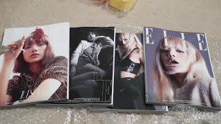 BLACKPINK LISA ELLE KOREA MAY 2022 COVER A,B,C,D UNBOXING/REVIEW