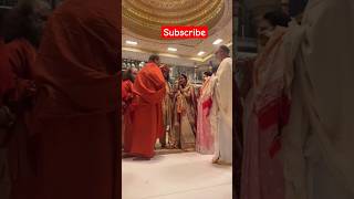 wedding ceremony ||संतो का आशीर्वाद|| #subscribe #motivation #ambanifamily