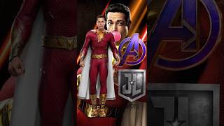 Shazam vs Avengers and justice league characters #shazam #avengers #justiceleague #yt