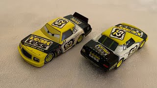 Disney Pixar Cars Review/Comparison: Claude Scruggs (Cars 1 Leak Less Piston Cup Racer #52)