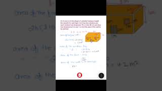 Calculate the area of the painted wall in a figure | #mathematics #geometry