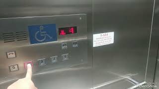 10 Hitachi elevators at Donmueang International Airport Bangkok Thailand (terminal 2)