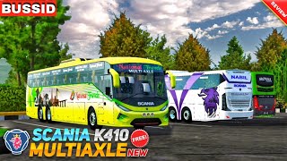 BUSSID || Sks Scania K410 Multiaxle 6x2 Bus Mod + Link Download FREE ! BUS SIMULATOR INDONESIA