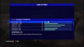 FIFA 21 Realistic Sliders Update Patch 1.10