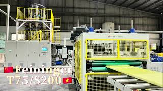 Feininger XPS extruded board production line has been successfully put into operation in Vietnam