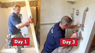 Unbelievable!! Tub to Shower Remodel in 3 days!! A MILLION DOLLAR BUSINESS