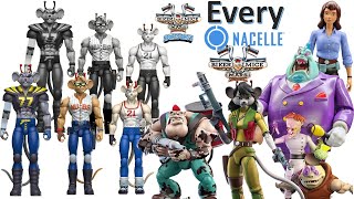 Every Nacelle Biker Mice from Mars Action Figure Comparison List Diamond Select Previews Exclusive