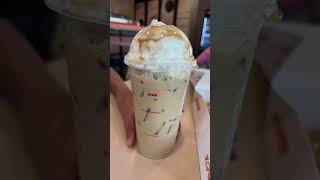 Trying new drink @ Dunkin’ donuts..pumpkin spice ice signature Latte👌🥰❤️