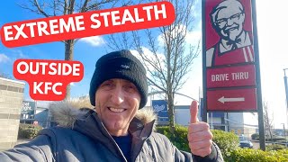 Stealth Camping At KFC Drive-Thru | Wild Camping UK Durham