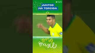 BRASIL 🇧🇷 SE CLASSIFICOU  COM UM LINDO GOL⚽️ DE CASEMIRO E OUTRO ANULADO DE VINI JR🏅🏆🇧🇷⚽️