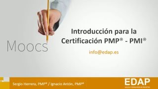 MOOC PMP 100 Marco Conceptual alta calidad