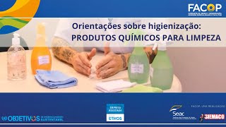 PRODUTOS QUÍMICOS PARA LIMPEZA (legenda port.)