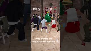 Preparando los niños para la novena