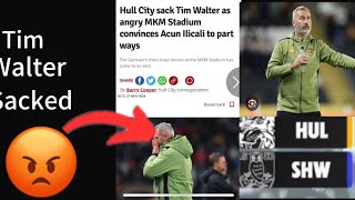 TIM WALTER SACKED AFTER 17 GAMES…