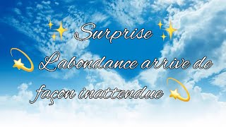 ✨ Surprise ✨💫 Une abondance plus que mérité arrive de façon inattendue 💫🤍 Paix et Amour 🤍