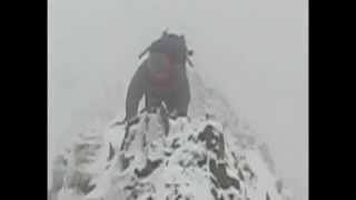 Crib Goch Adventure in Winter, Snowdon.