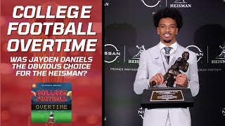 College Football Overtime Ep. 23: Was Jayden Daniels the obvious choice for the Heisman?