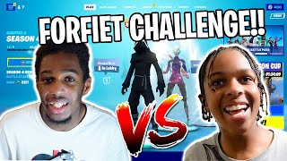 I Challenged My Brother To A Fortnite   Forfeit Challenge!!!